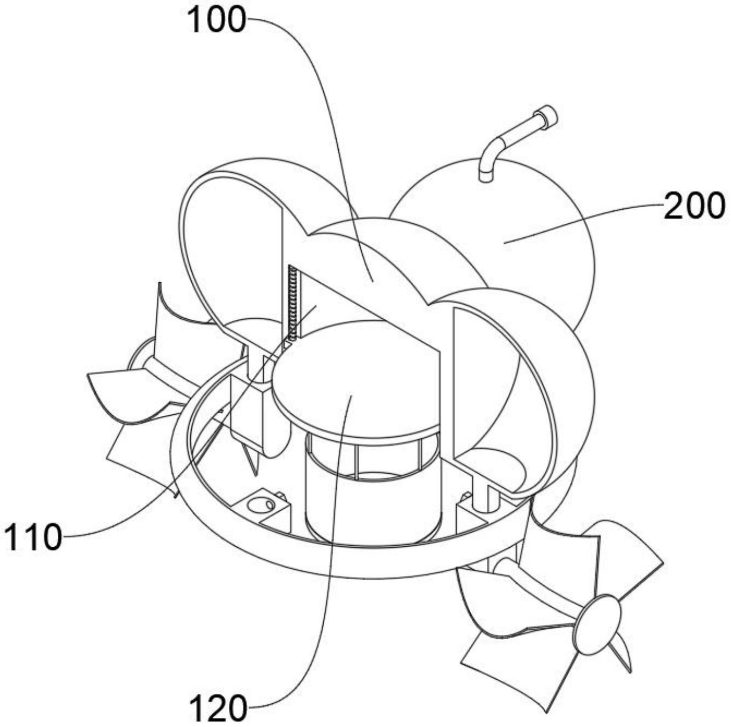 一种悬浮球定位的环境科学水样采集设备专利图