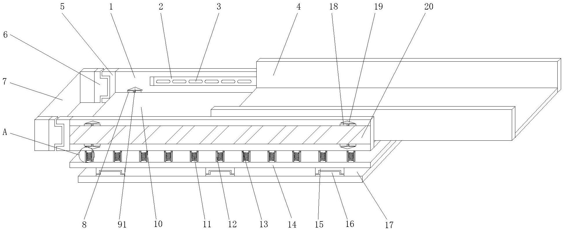 一种耐磨效果好的建筑铝合金专利图